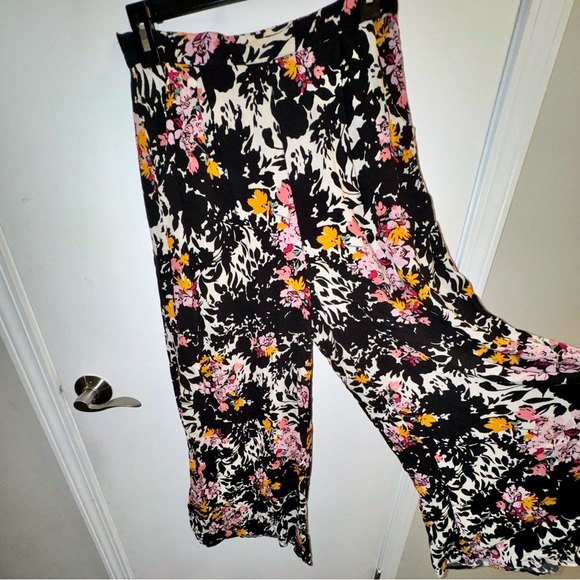 Free People Intimately Late Night Floral Wide Leg Sleep Pants - Picture 7 of 12
